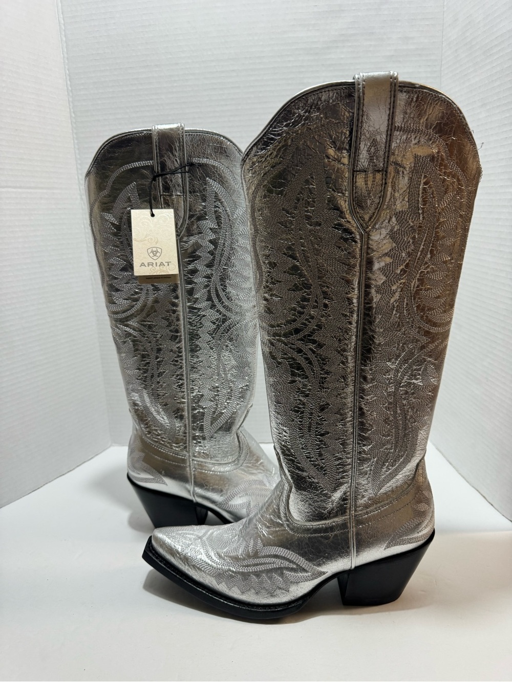 Ariat Casanova Silver Shine Women's Western Boots - Picture 10 of 15